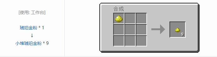 我的世界现代工业化小堆粉合成表大全