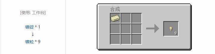 我的世界现代工业化材料合成表大全