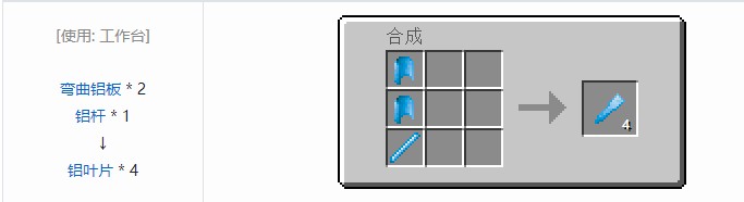 我的世界现代工业化材料合成表大全