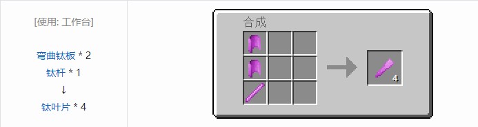 我的世界现代工业化材料合成表大全