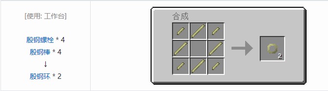 我的世界现代工业化材料合成表大全