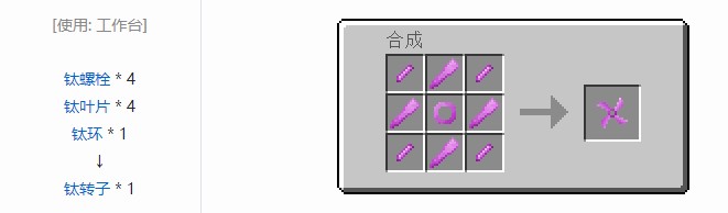 我的世界现代工业化材料合成表大全