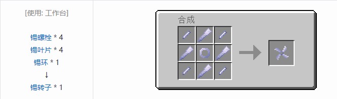 我的世界现代工业化材料合成表大全