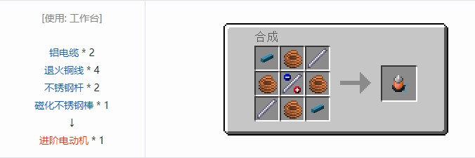 我的世界现代工业化材料合成表大全