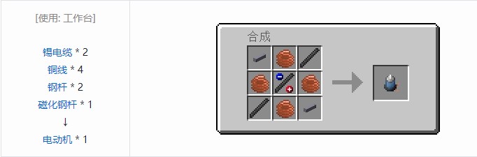 我的世界现代工业化材料合成表大全