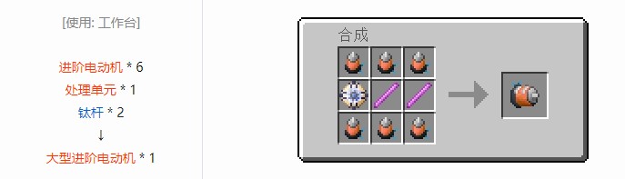 我的世界现代工业化材料合成表大全