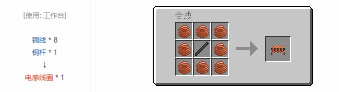 我的世界现代工业化材料合成表大全