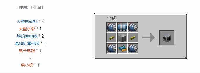 我的世界现代工业化机器合成表大全