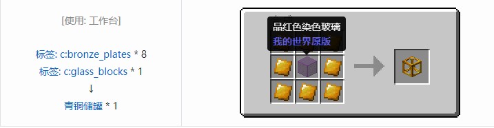 我的世界现代工业化合成表大全