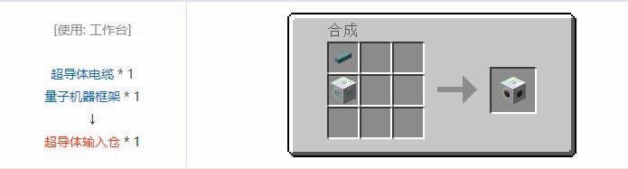 我的世界现代工业化结构方块合成表大全