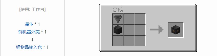 我的世界现代工业化结构方块合成表大全