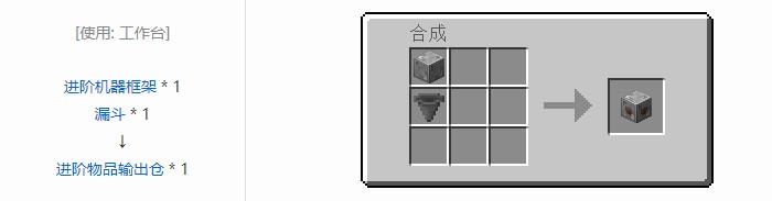 我的世界现代工业化结构方块合成表大全