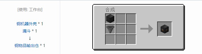 我的世界现代工业化结构方块合成表大全