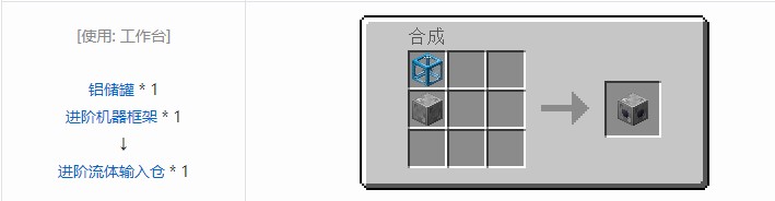 我的世界现代工业化结构方块合成表大全