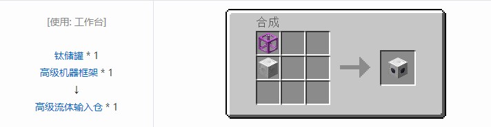 我的世界现代工业化结构方块合成表大全