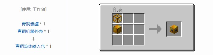 我的世界现代工业化结构方块合成表大全