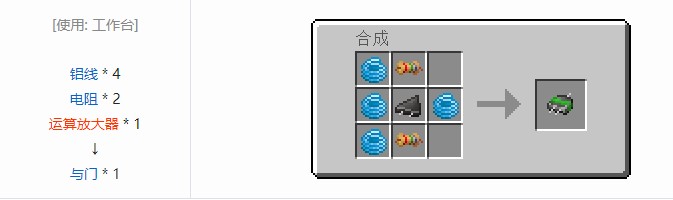 我的世界现代工业化合成表大全