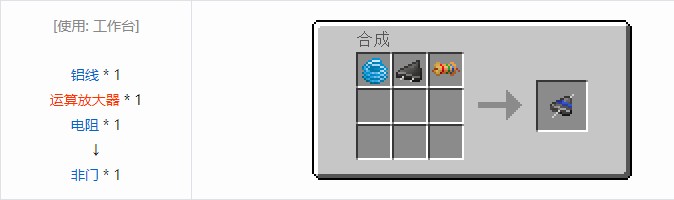 我的世界现代工业化合成表大全