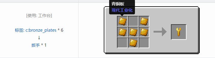 我的世界现代工业化合成表大全