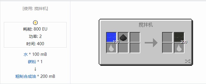 我的世界现代工业化合成表大全