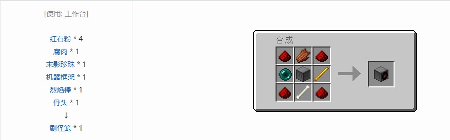 我的世界RF工具箱机器合成表大全