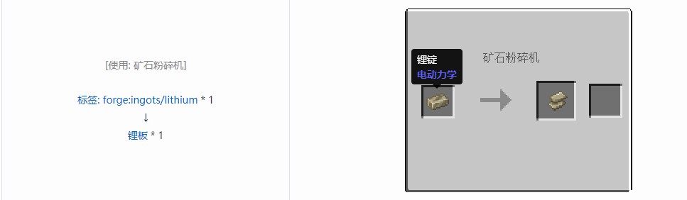我的世界电动力学材料合成表大全