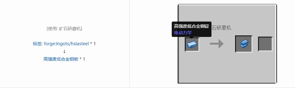 我的世界电动力学材料合成表大全