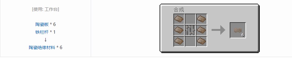 我的世界电动力学材料合成表大全