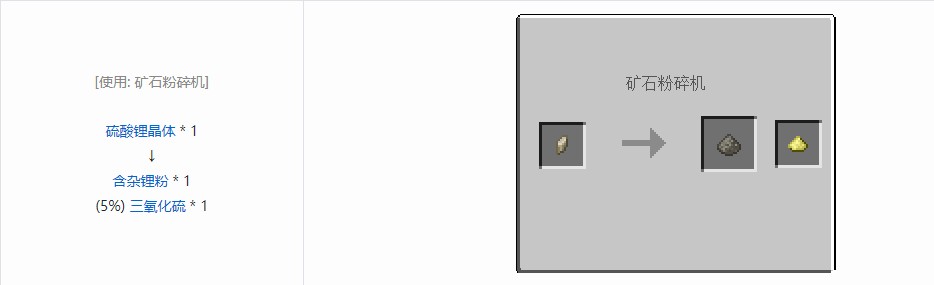 我的世界电动力学材料合成表大全