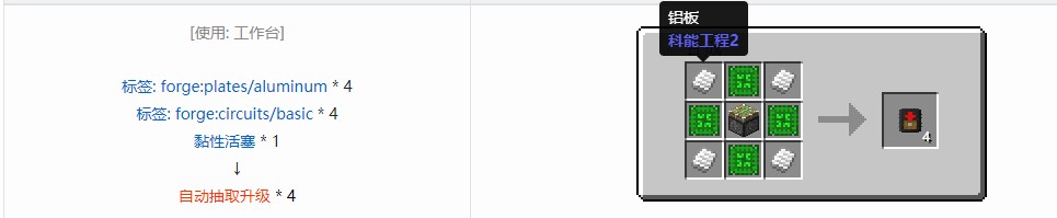 我的世界电动力学合成表大全