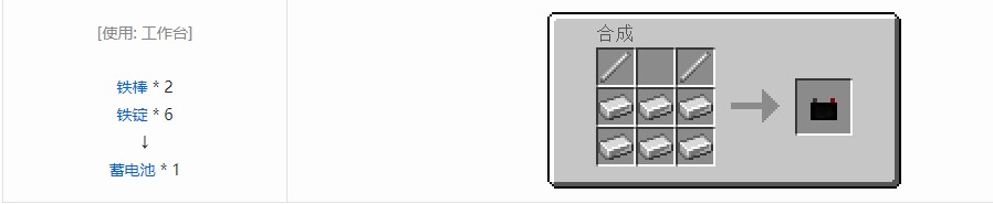 我的世界终极汽车材料合成表大全