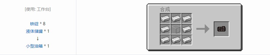 我的世界终极汽车材料合成表大全