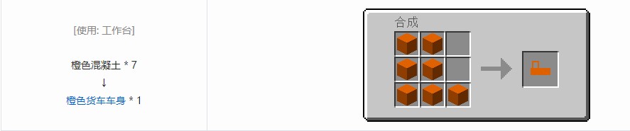 我的世界终极汽车材料合成表大全