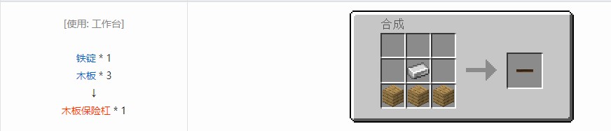 我的世界终极汽车材料合成表大全