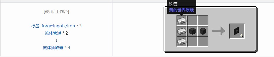 我的世界终极汽车合成表大全