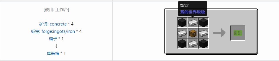 我的世界终极汽车合成表大全
