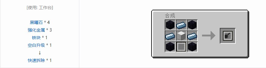 我的世界史蒂夫矿车2合成表大全