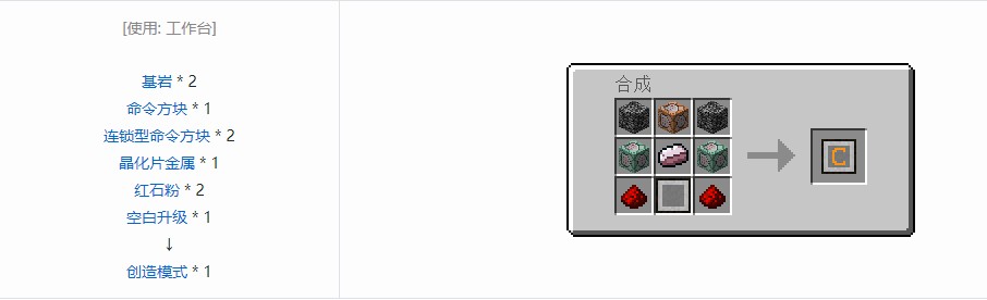 我的世界史蒂夫矿车2合成表大全