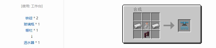 我的世界史蒂夫矿车2合成表大全