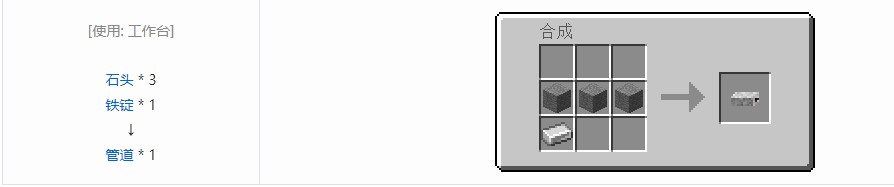 我的世界史蒂夫矿车2零件合成表大全