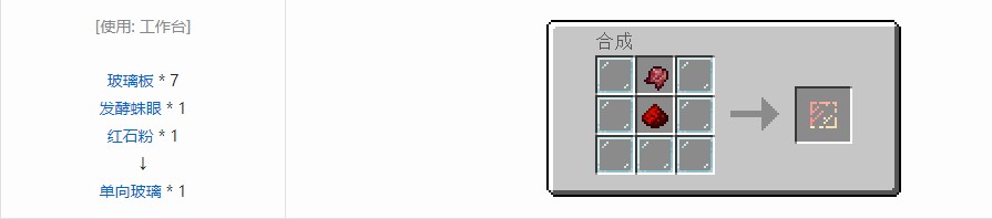 我的世界史蒂夫矿车2零件合成表大全