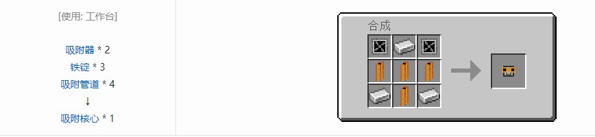我的世界史蒂夫矿车2零件合成表大全