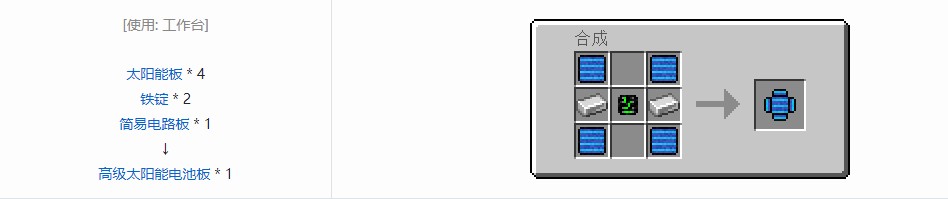 我的世界史蒂夫矿车2零件合成表大全