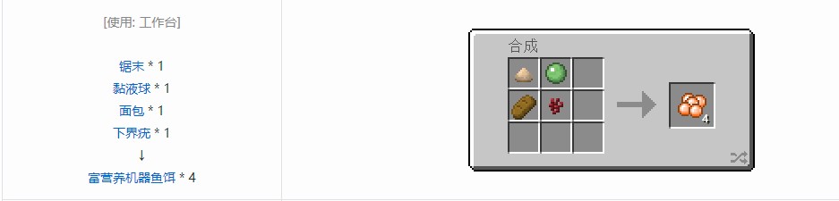 我的世界热力基本材料合成表大全