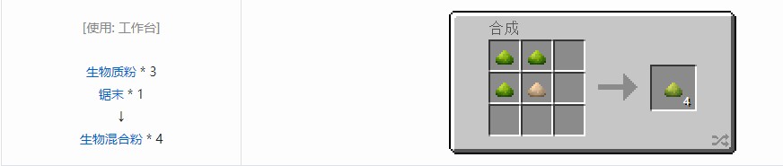 我的世界热力基本材料合成表大全