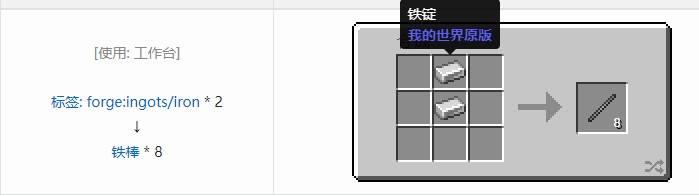 我的世界飞向未来材料合成表大全