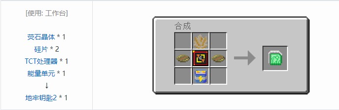 我的世界飞向未来材料合成表大全