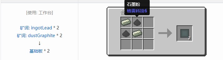 我的世界核电工艺重制版材料合成表大全