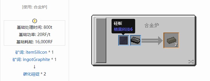 我的世界核电工艺重制版材料合成表大全