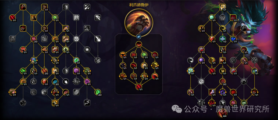 魔兽世界12.0野德天赋加点推荐